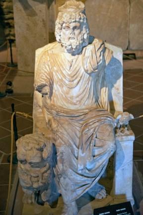 Statue of Greek deity Hades, housed in the Archaeological Museum in Hierapolis