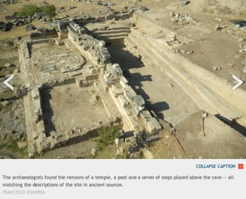 Italian Excavations of Plutonium at Hierapolis