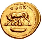 Roman Aureus minted under Vespasian AD 77-78, used by permission of cngcoins.com