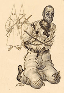 Sketch of Polish artist Arthur Szyk, 1949.  Entitled, “Do No Forgive Them, Oh Lord, For They Do Know, What They Do!”