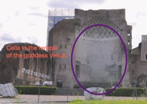 cella of Venus temple